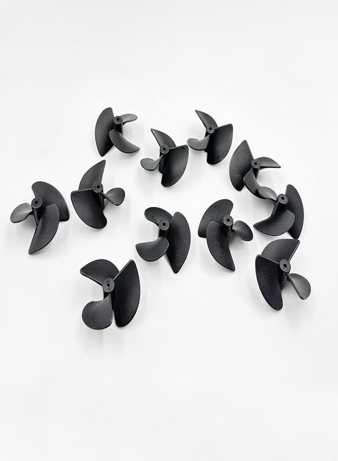 URIMPAVIDO 10PCS RC Boat Propeller 3-Blades Nylon Positive and Reverse Propeller for RC Boat Ship DIY Model Toy Parts (2x36mm Black) - Image 5
